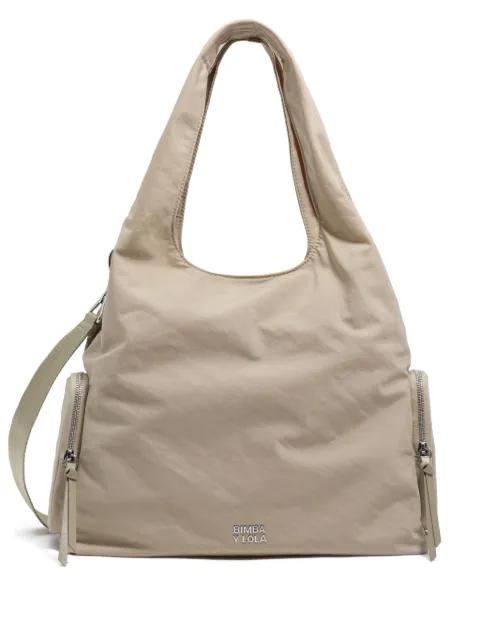 Paper zip-pocket shoulder bag by BIMBA Y LOLA