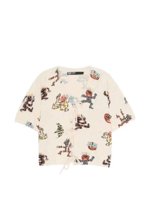Samba short-sleeved cardigan by BIMBA Y LOLA