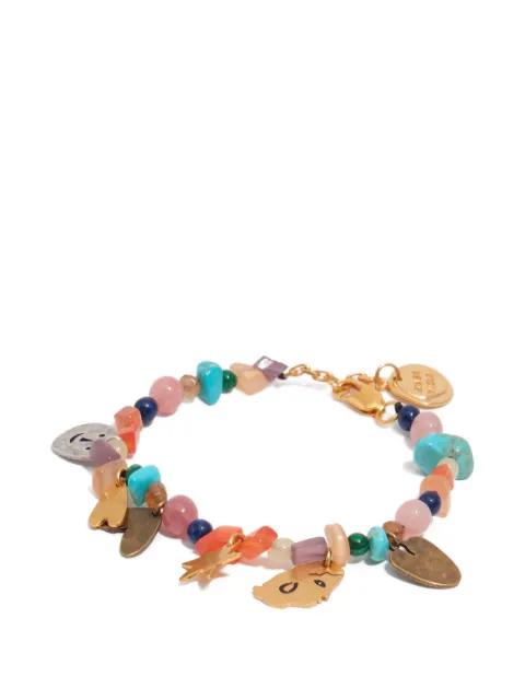 Silhouettes charm beaded bracelet by BIMBA Y LOLA