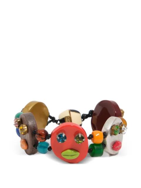 bead-embellished charm bracelet by BIMBA Y LOLA