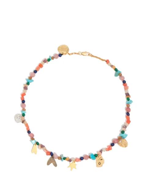 beaded charm necklace by BIMBA Y LOLA