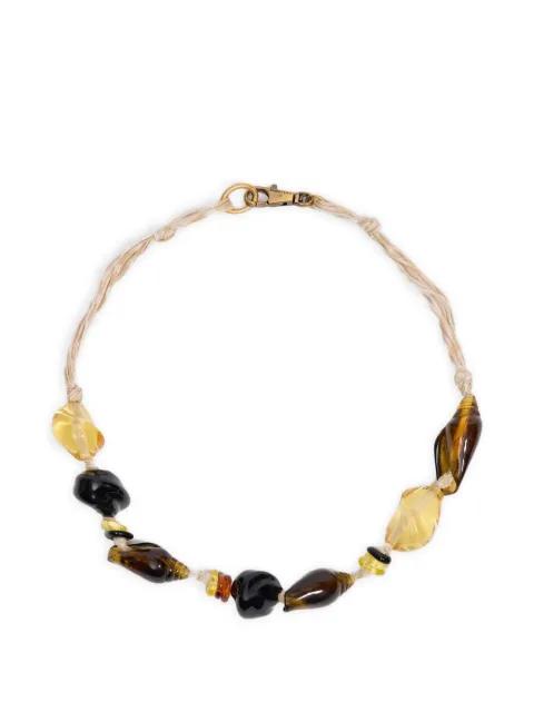 beaded cord necklace by BIMBA Y LOLA