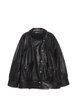black leather jacket with volume by BIMBA Y LOLA black leather jacket with volume by BIMBA Y LOLA