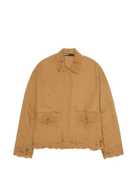 broderie anglaise scalloped jacket by BIMBA Y LOLA