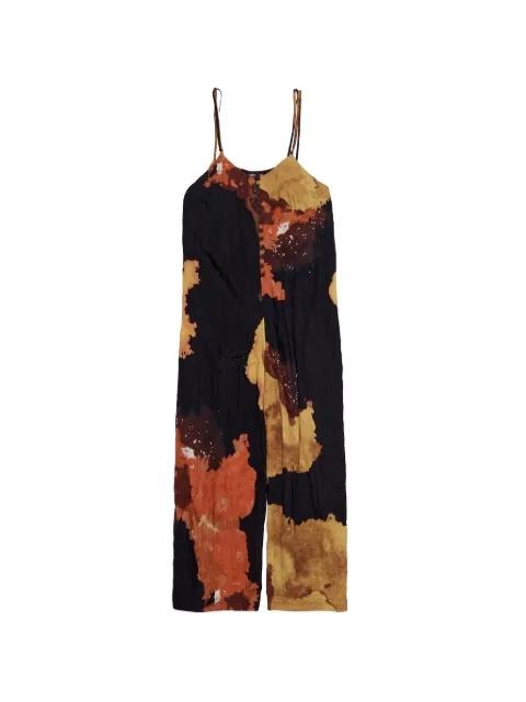 button abstract jumpsuit by BIMBA Y LOLA