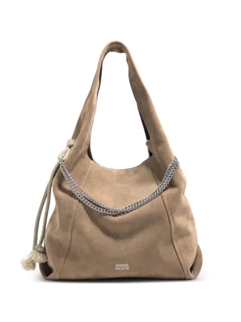 chain drawstring shoulder bag by BIMBA Y LOLA