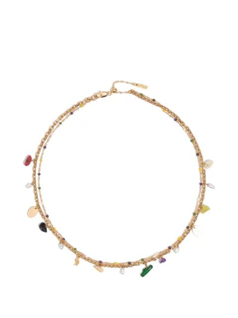 charm beaded necklace by BIMBA Y LOLA