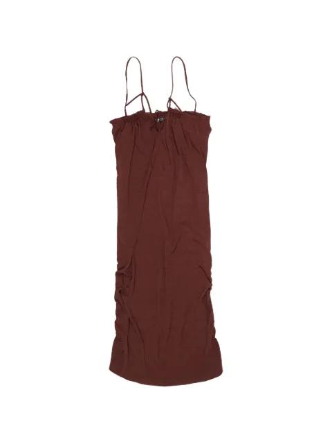 crinkled-effect ruched dress by BIMBA Y LOLA