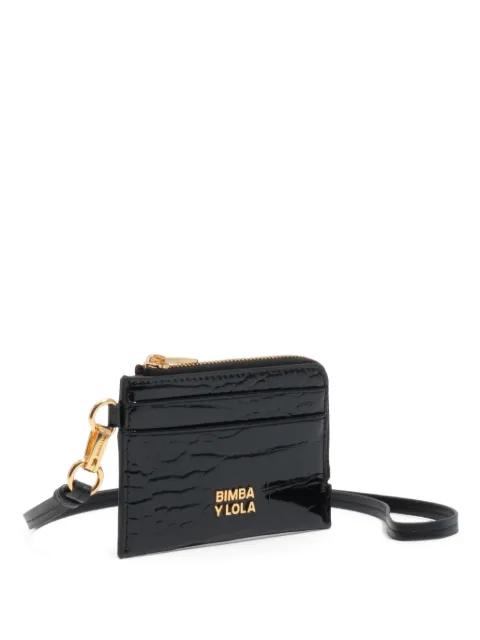 croc-effect card holder by BIMBA Y LOLA