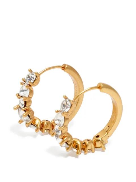 crystal-embellished hoop earrings by BIMBA Y LOLA