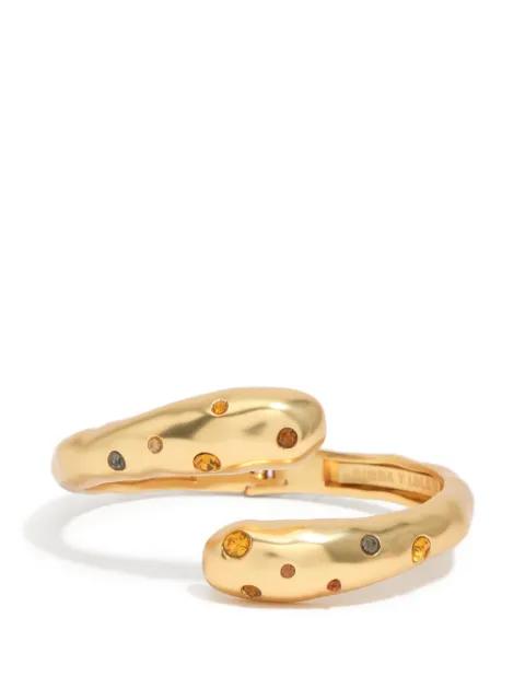 crystal-embellished wrap bracelet by BIMBA Y LOLA