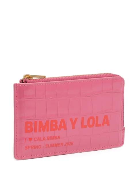 embossed zip wallet by BIMBA Y LOLA