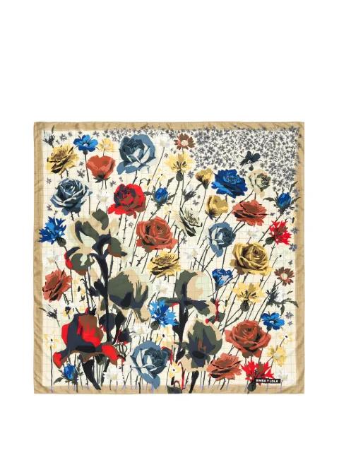 floral scarf by BIMBA Y LOLA