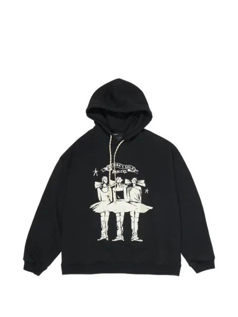 graphic-print hoodie by BIMBA Y LOLA