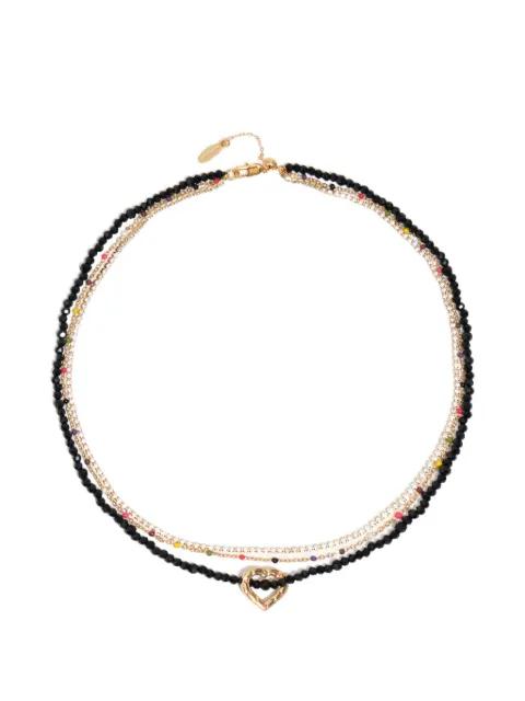 heart beaded necklace by BIMBA Y LOLA