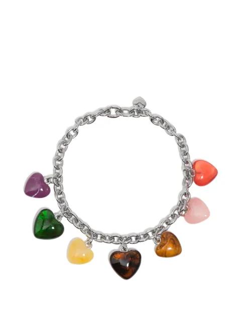 heart-charm chain necklace by BIMBA Y LOLA