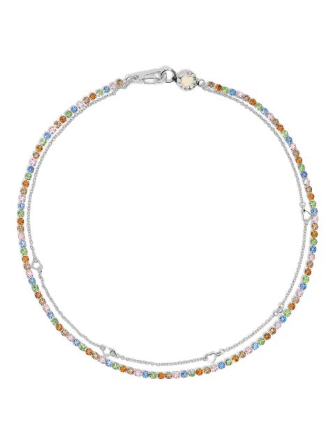 heart-charm stones necklace by BIMBA Y LOLA