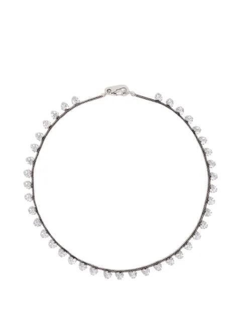 heart glass stone necklace by BIMBA Y LOLA