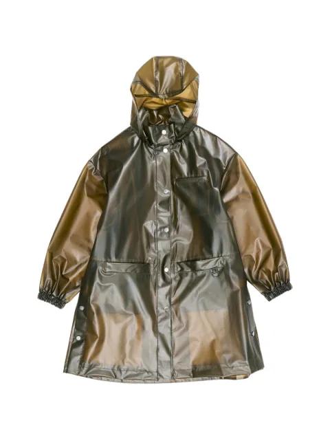 hoodied trench coat by BIMBA Y LOLA