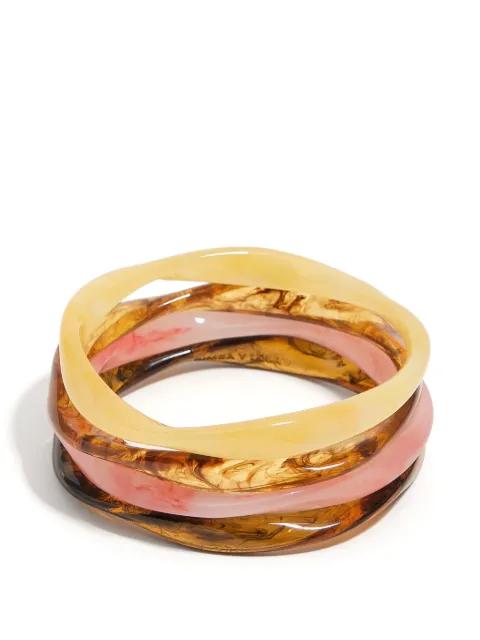 irregular bracelets (set of four) by BIMBA Y LOLA