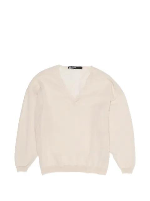 lace-trim V-neck top by BIMBA Y LOLA