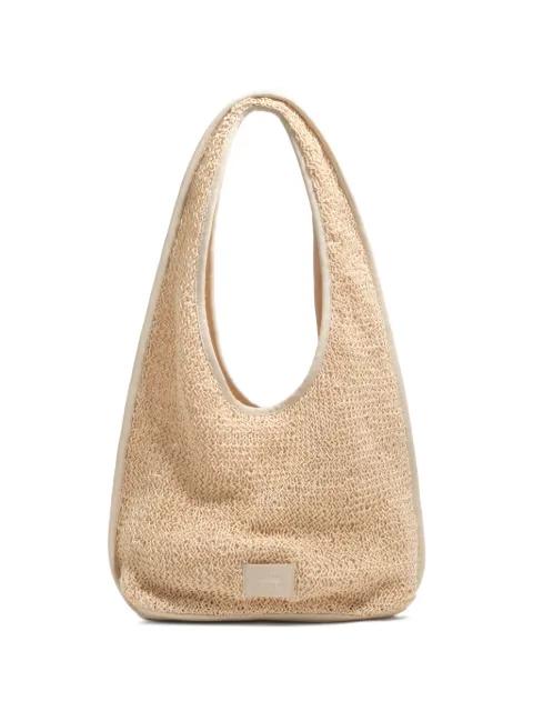 large crochet-knit shoulder bag by BIMBA Y LOLA