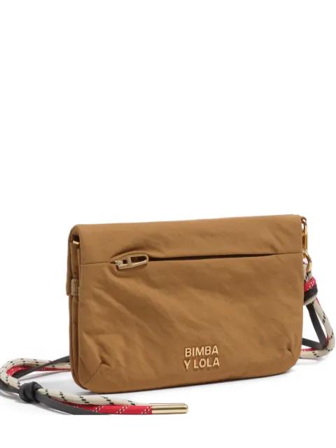 large logo-lettering rope-strap wallet by BIMBA Y LOLA