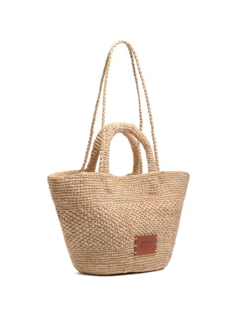 large logo-patch shoulder bag by BIMBA Y LOLA