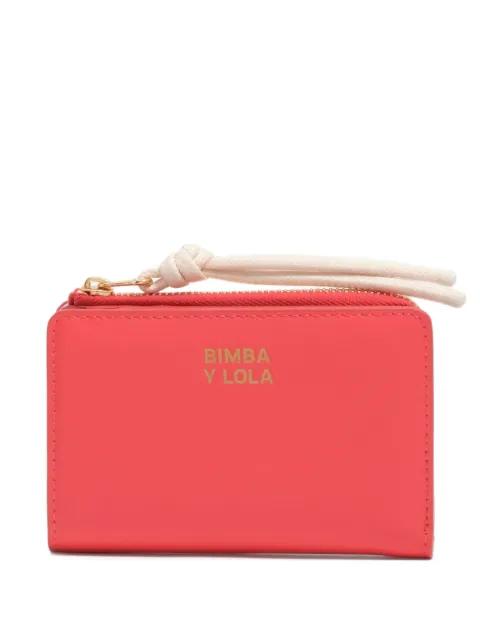 logo-detail leather wallet by BIMBA Y LOLA