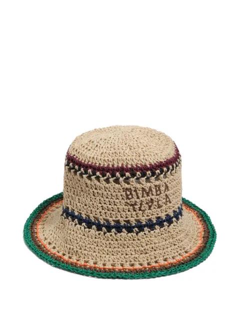 logo-embroidered bucket hat by BIMBA Y LOLA