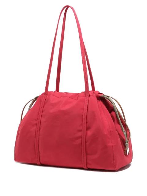 logo-patch drawstring tote bag by BIMBA Y LOLA