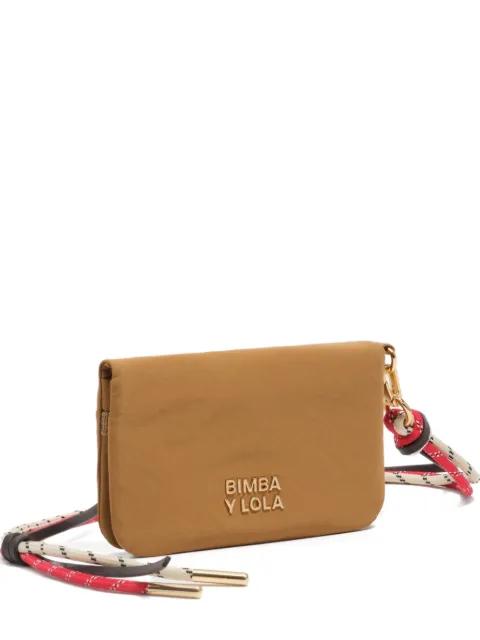 logo-plaque rope-strap wallet by BIMBA Y LOLA