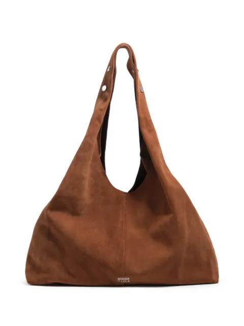 maxi logo-detail shoulder bag by BIMBA Y LOLA