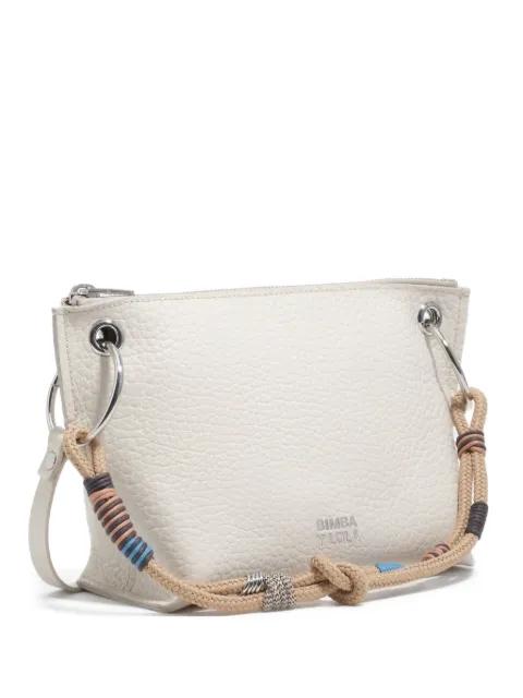 medium knotted rope leather shoulder bag by BIMBA Y LOLA