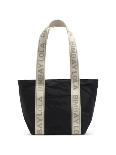 medium logo-print shoulder bag by BIMBA Y LOLA