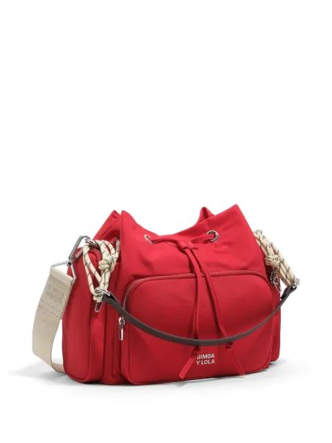 medium pocket bucket bag by BIMBA Y LOLA