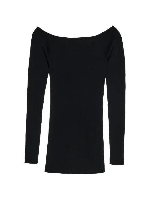 off-shoulder ribbed top by BIMBA Y LOLA