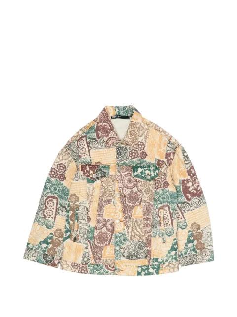 printed cotton jacket by BIMBA Y LOLA