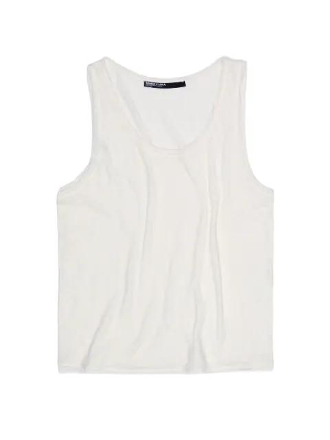 raw-cut tank-top by BIMBA Y LOLA