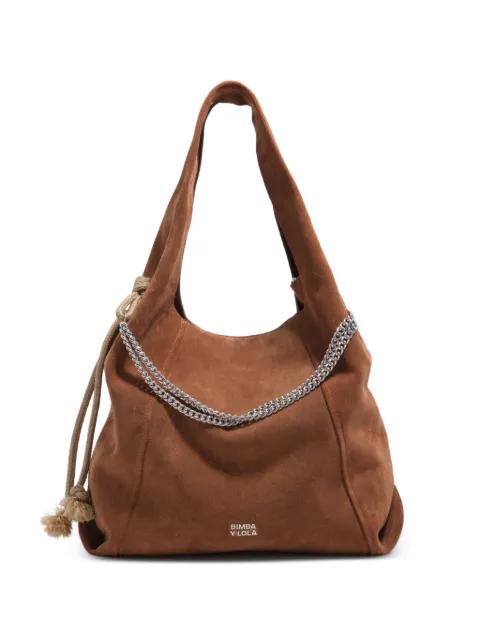 rope chain detail shoulder bag by BIMBA Y LOLA