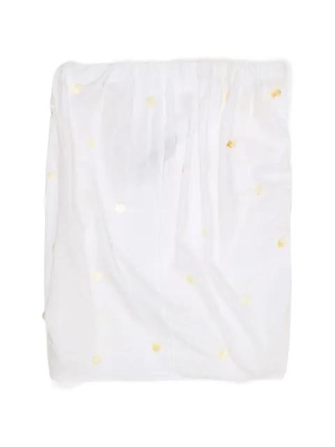 ruched strapless top by BIMBA Y LOLA