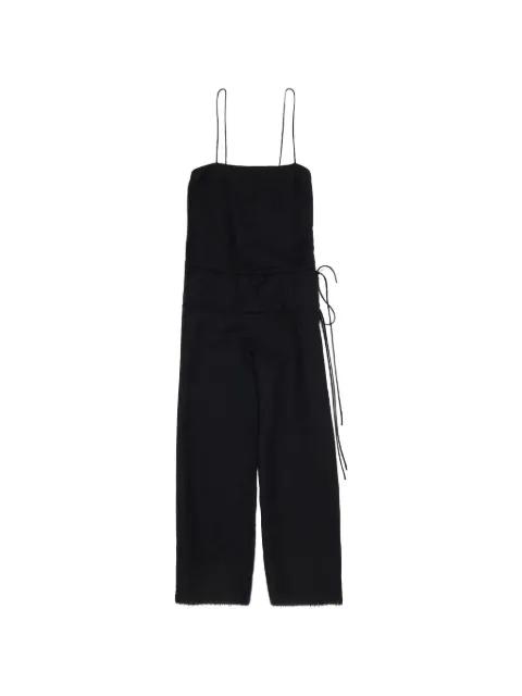 side-tie lace-up jumpsuit by BIMBA Y LOLA