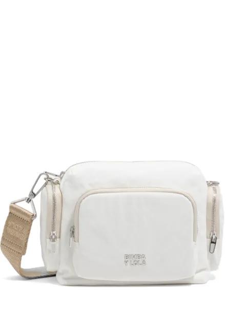 small logo-plaque pocket-detail shoulder bag by BIMBA Y LOLA