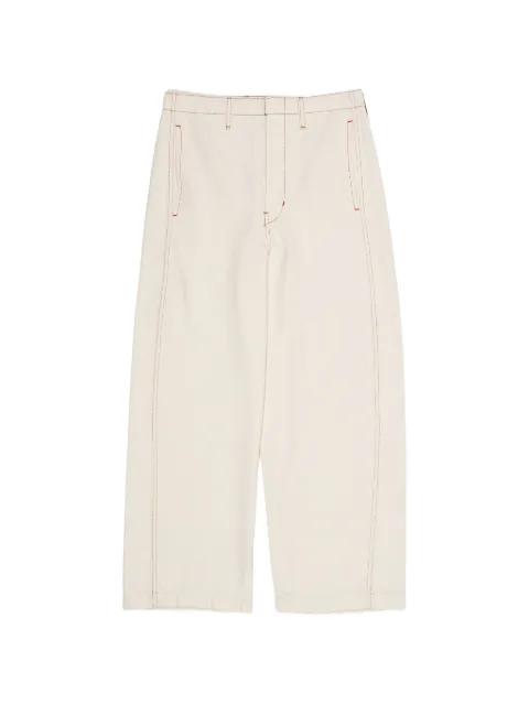stitched barrel trousers by BIMBA Y LOLA