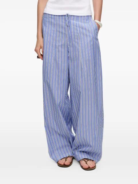 striped drawstring trousers by BIMBA Y LOLA