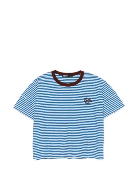 striped embroidered T-shirt by BIMBA Y LOLA