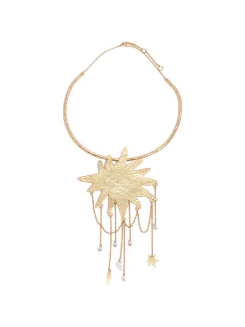 sun pendant necklace by BIMBA Y LOLA