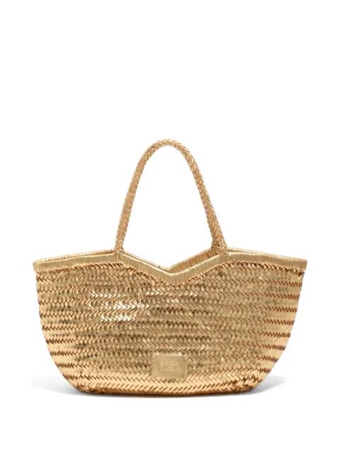 woven top-handles large leather tote bag by BIMBA Y LOLA