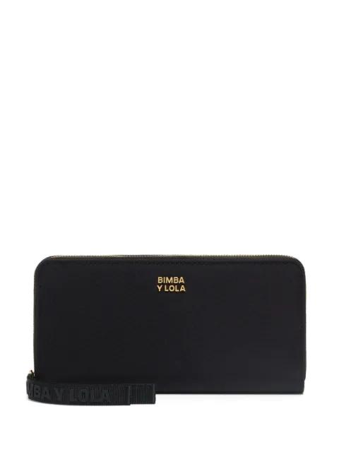 zip-around strap-detail wallet by BIMBA Y LOLA