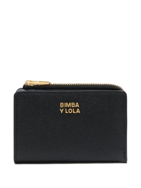 zip-fastening leather wallet by BIMBA Y LOLA